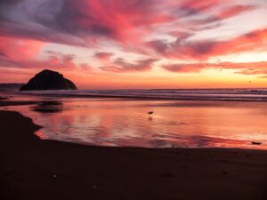 Vibrant Beach Sunset